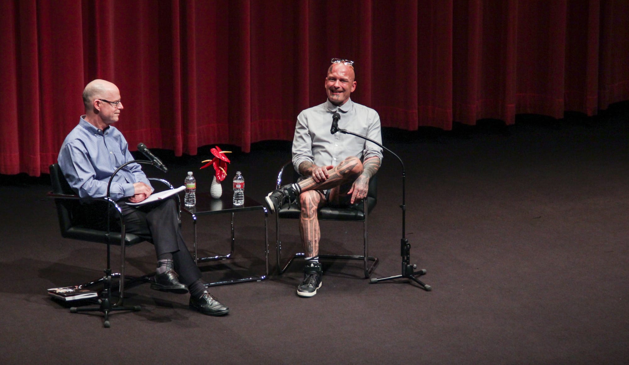 John Killacky and Ron Athey, Billy Wilder Theater, Hammer Museum, Los Angeles