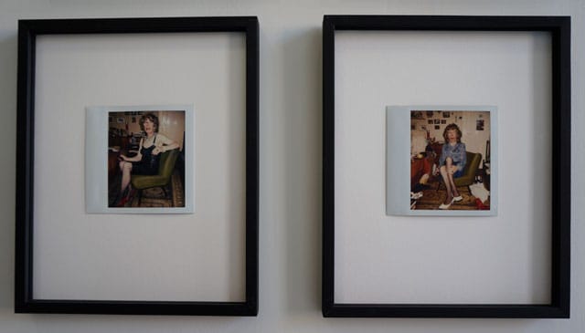 Martina Kubelk, "untitled Polaroids" (10.5 x 10.5 cm), from the photo album "Martina Kubelk. Kleider – Unterwaesche" (Martina Kubelk. Dresses – Lingerie) (1988–95), 365 Polaroids and 23 vintage prints, at Galerie Susanne Zander's booth