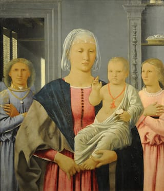 Piero della Francesca Madonna di Senigallia senza cornice
