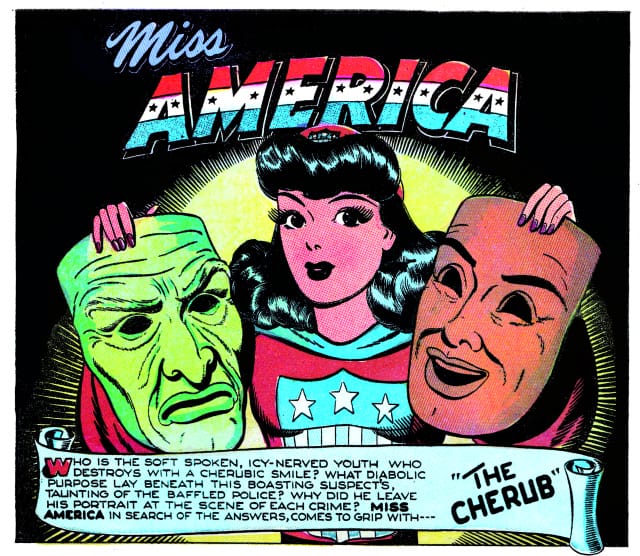 Detail of Pauline Loth's "Miss America" (1945)