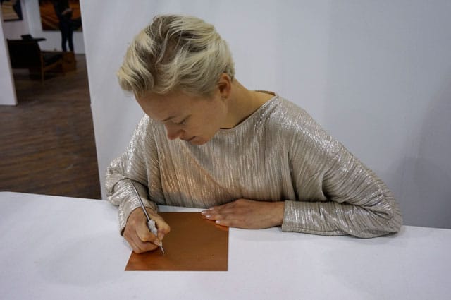 Sophie Dupont performing "Marking Breath"