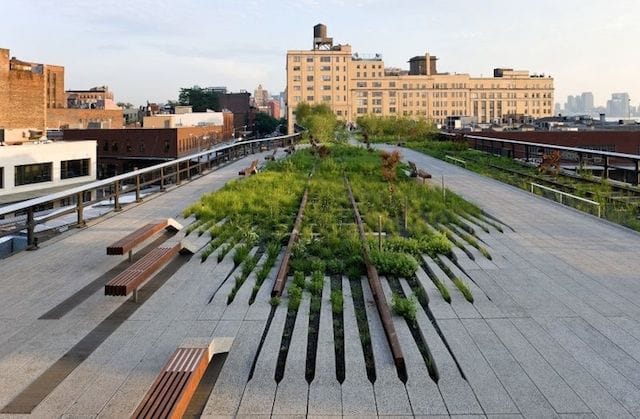 A view of The High Line, Chelsea, New York (via nycgovparks.org)