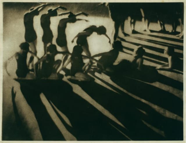 Music Visualizations, Synchoric Orchestra dancing Schubert's Unfinished Symphony (1919) (via New York Public Library for the Performing Arts / Jerome Robbins Dance Division)