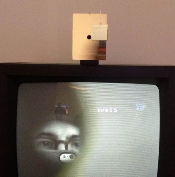 Peter Campus, "Kiva" (1971) (photo by the author for Hyperallergic)