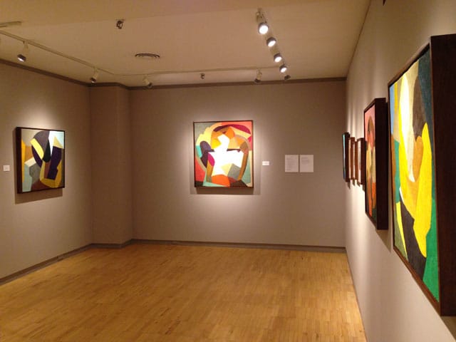 Installation view, "Logan Grider: Untitled" at David Findlay Jr. Gallery (all photos by the author for Hyperallergic)