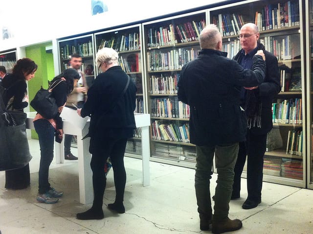 Opening of the exhibition at the Horticultural Society (photograph by the author)