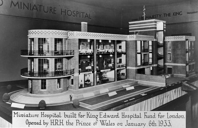 Model of King Edward Hospital (1933) (via Wellcome Images)