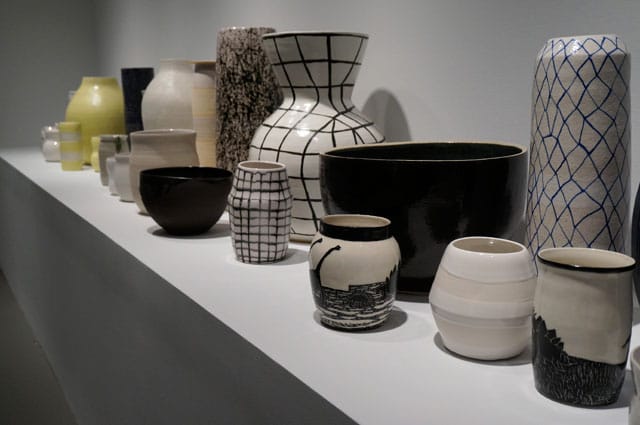 Ceramic work by Shio Kusaka at the Whitney Biennial (photo by Jillian Steinhauer) (click to enlarge)