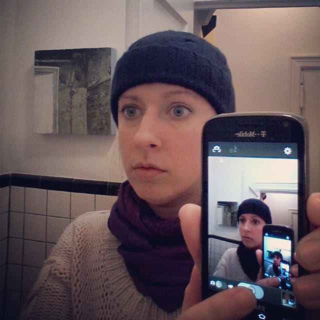 Kate McGraw's infinite bathroom selfie