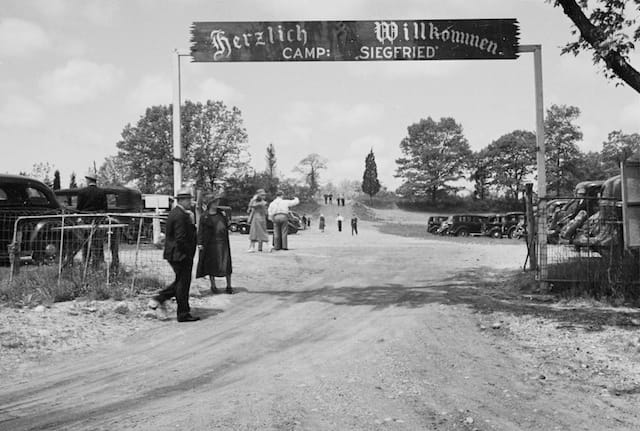 Camp Siegfried, Yaphank, Long Island, Nazi summer camp run by the German American Bund, May 22, 1938.