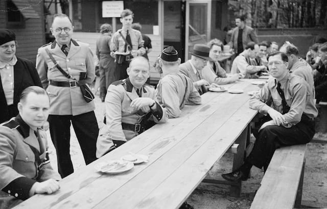 Camp Siegfried, Yaphank, Long Island, Nazi summer camp run by the German American Bund, May 22, 1938.