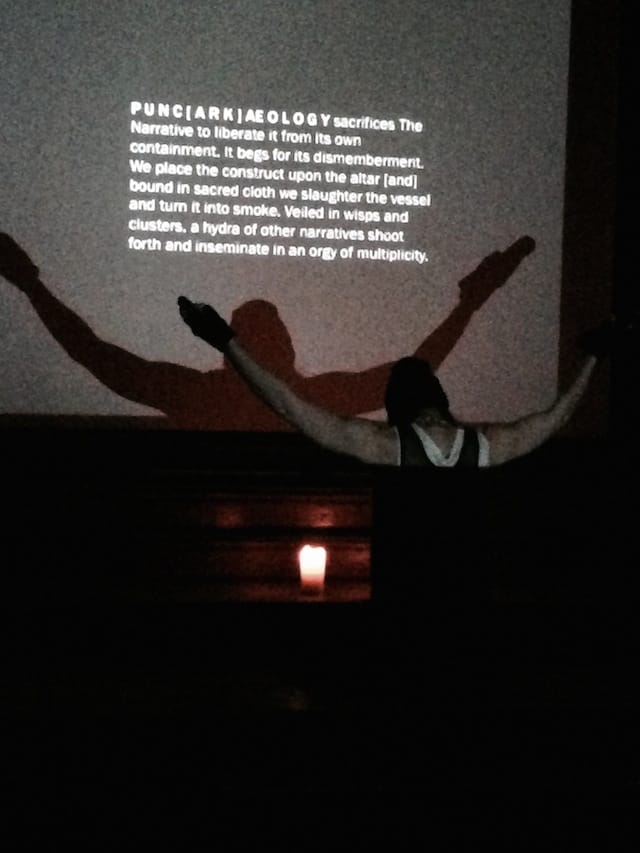 Michael Dudeck "Punc Arkæogy: Queering Cartographies (2014) (all photos by author)