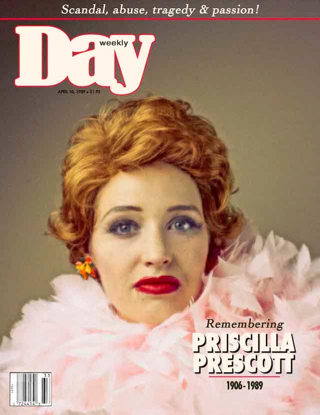 "Remembering Priscilla Prescott" is a special reissue of the original publication, dated April 10, 1989. This is a 25-year commemorative reissue devoted to remembering the epic Hollywood star. All images courtesy of Lenae Day.