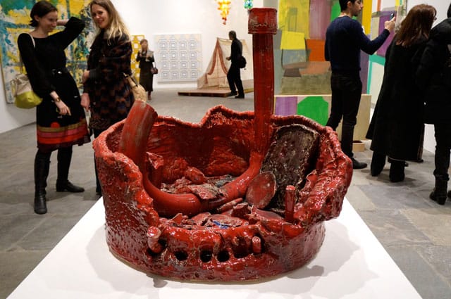 Sterling Ruby, "Basin Theology/The Pipe" (2013), ceramic