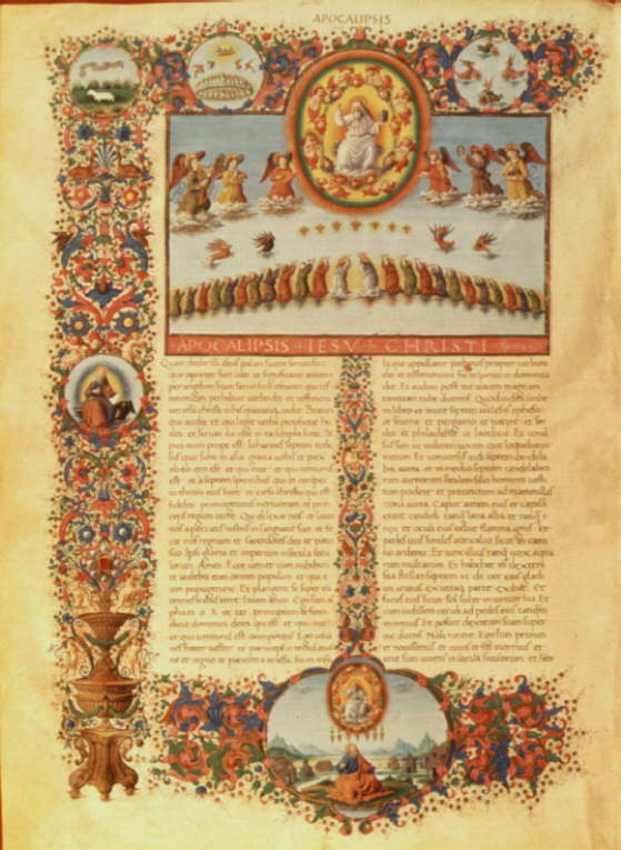 A page from the Urbino Bible (courtesy of the Library of Congress)