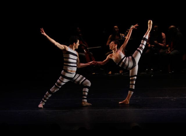 Robert Fairchild and Tiler Peck performing "Cornbread Duet" (photo by Rahav Segev)