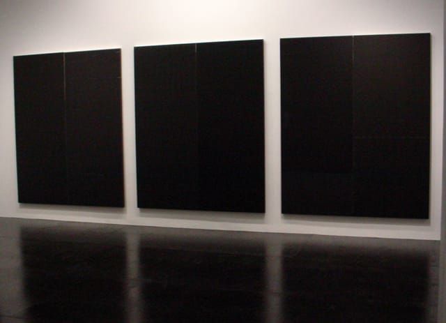 three Wade Guyton “untitled” (2014)