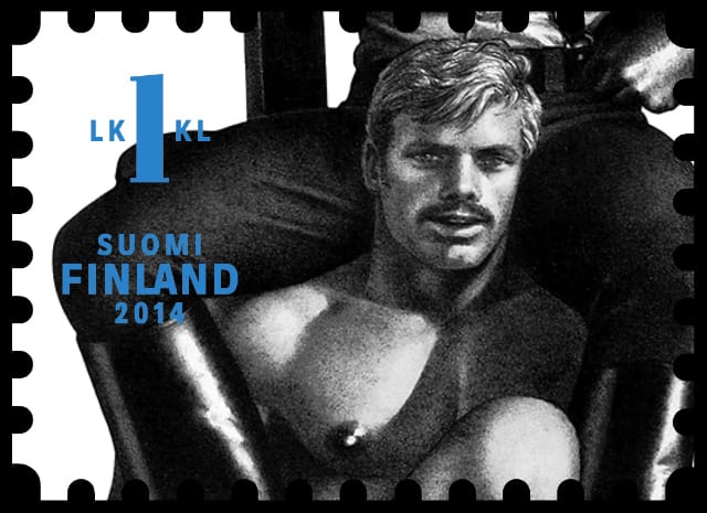 Tom of Finland stamp (all images courtesy Itella Posti)