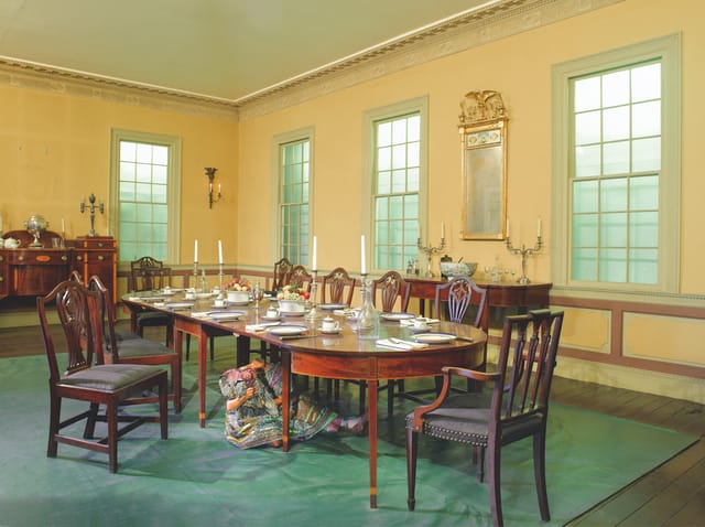 Girl Playing with Doll, 2009 pp. 110-11 Life-size mannequin, Dutch wax printed cotton, mixed media, 45.1 x 68.6 x 91.4 cm Private collection Installation view, Brooklyn Museum, New York Courtesy the artist; Stephen Friedman Gallery, London; and James Cohan Gallery, New York/Shanghai 