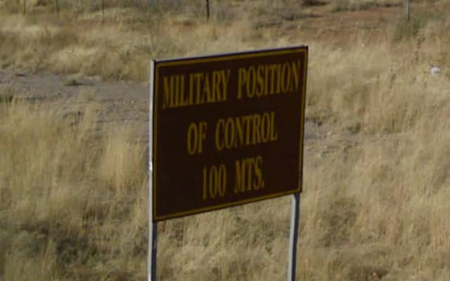 Image that inspired the name behind Alberto Rodríguez's, "100 mts," 2014.