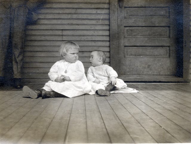 "Kids on Porch" from the collection of Marc Boone Fitzerman.