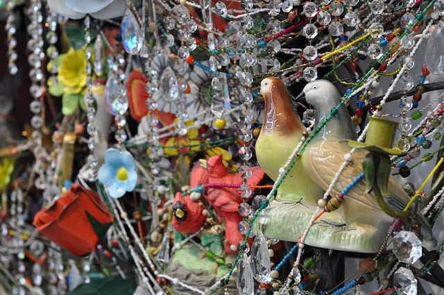 Detail of one of the many Nick Cave installation.