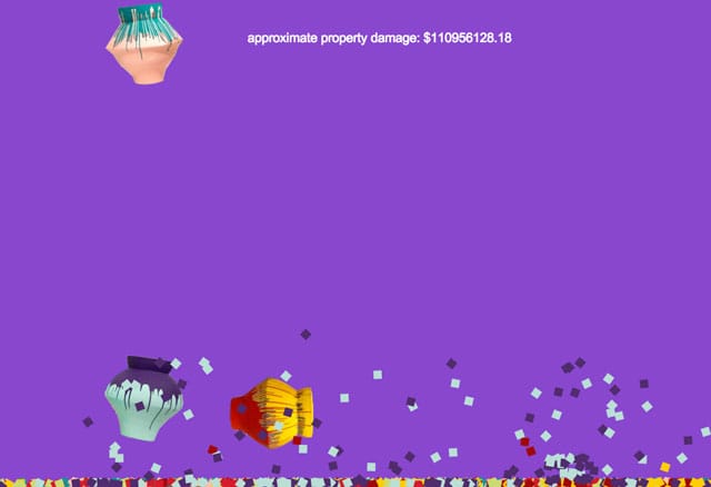 Screenshot of Grayson Earle's "Ai Weiwei Whoops!"