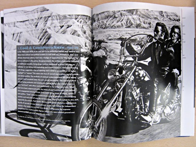 Inside "American Cool" (photograph of the book by the author for Hyperallergic)