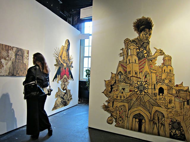 Work by Swoon, presented by PGartventure
