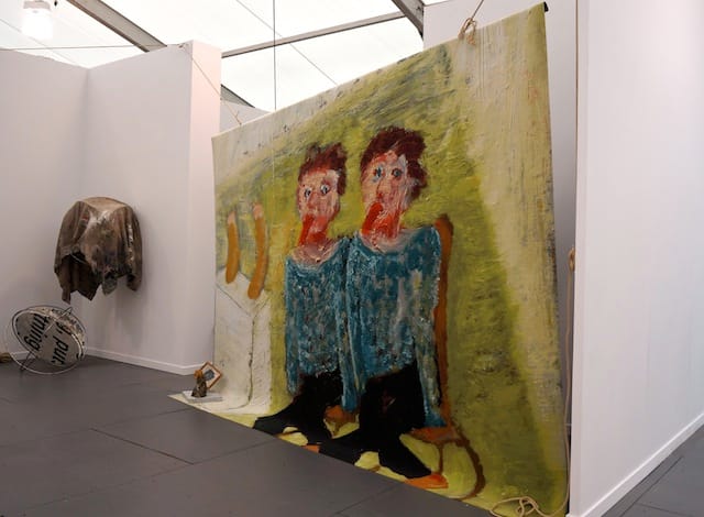 Steinar Haga Kristensen's carpet painting at Johan Berggren Gallery