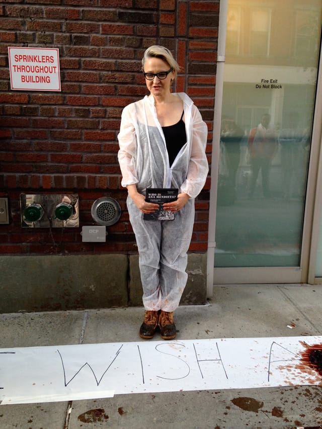 Clifford reading from 'Who Is Ana Mendieta?'