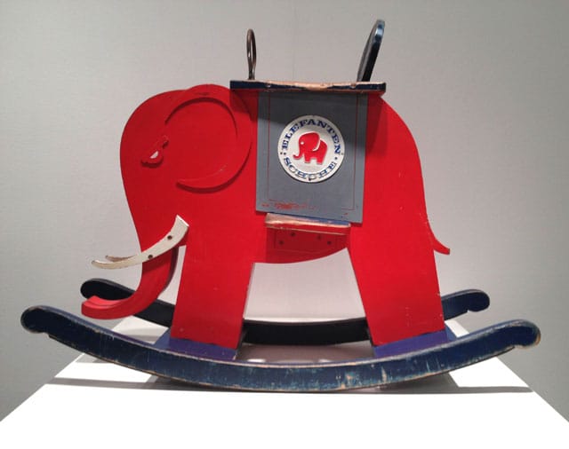 A child's toy on view at the booth of Kinder MODERN (click to enlarge)