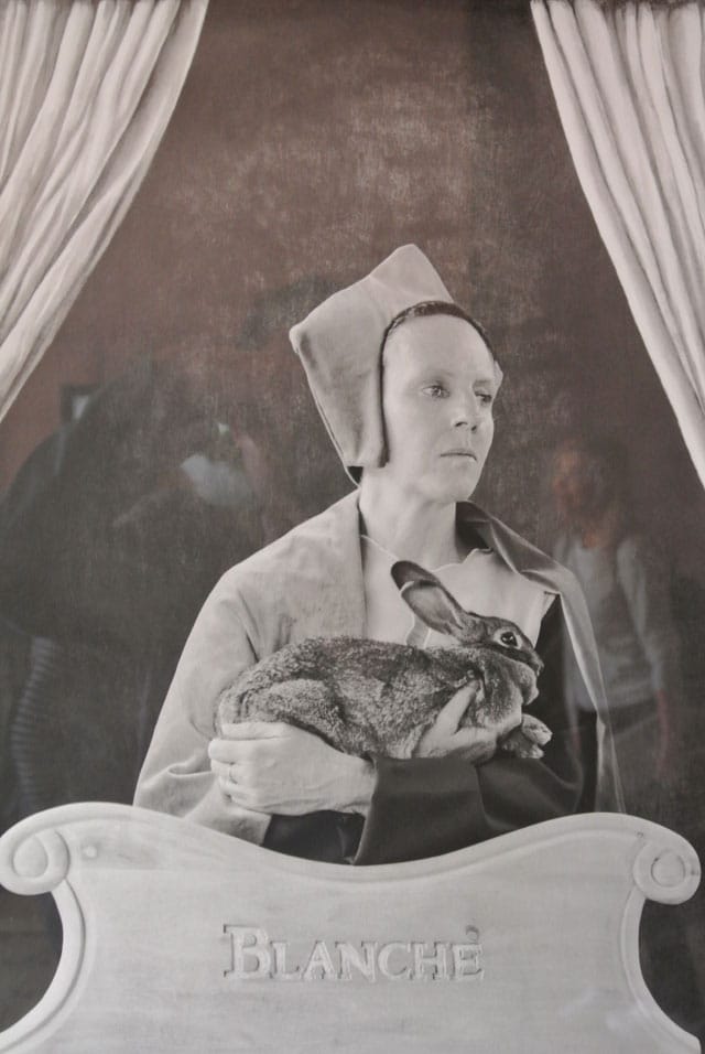 A portrait by Leah Gordon, after Holbein