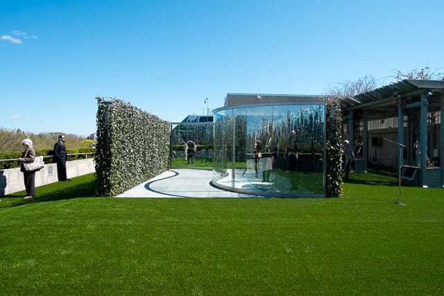 Hedge Two-Way Mirror Walkabout, Installation View