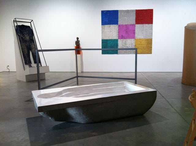 Installation view, 'Michelangelo Pistoletto: The Minus Objects 1965-1966' at Luhring Augustine Bushwick (photo by the author for Hyperallergic)