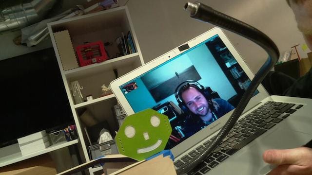 Selfies Bot takes your selfie! Image via Twitter.