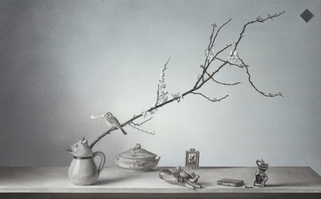 John Gordon Gauld, "Seven Sisters" (2013) Egg tempera on panel, 22 x 35.5 in 