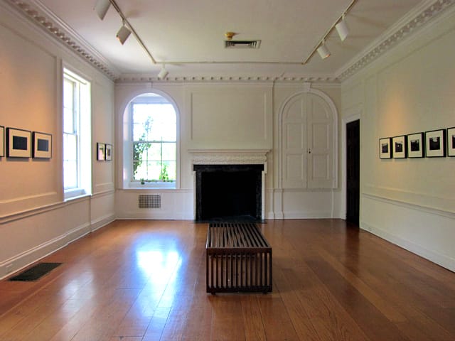 Installation view of 'Fireflies' at Wave Hill (photo by the author for Hyperallergic)