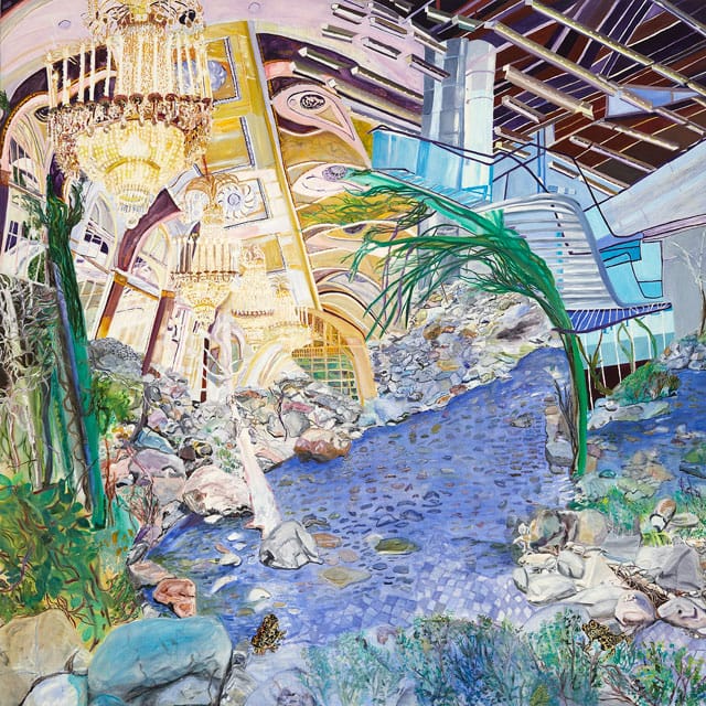 Olive Ayhens, "Interior Wilderness" (2009–10), oil on linen, 60 x 60 in