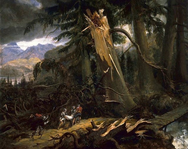 George Hayter, "After the Storm" (1833), oil on canvas (via Walters Art Museum)