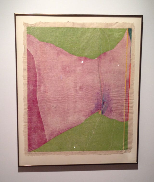 Helen Frankenthaler’s “Savage Breeze” (1974–76) (click to enlarge)