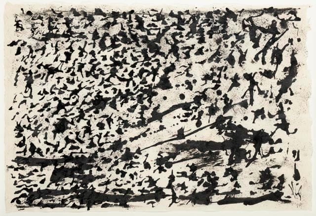 Henri Michaux _SansTitre_ (1960)  45x32 cm
