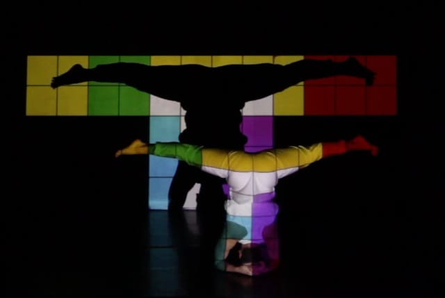 Matt Romein in collaboration with Sophie Sotsky, "Header Munging" (2014) (still from video by Monica Wise) 