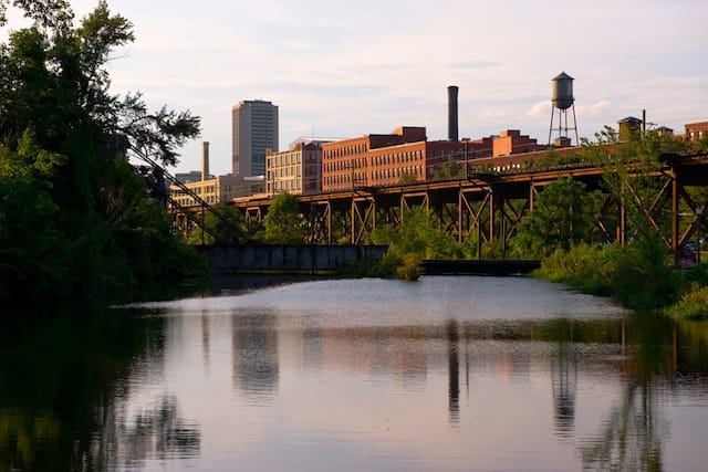 Shockoe Bottom, Richmond, VA (Photo courtesy Tvnewsbadge)