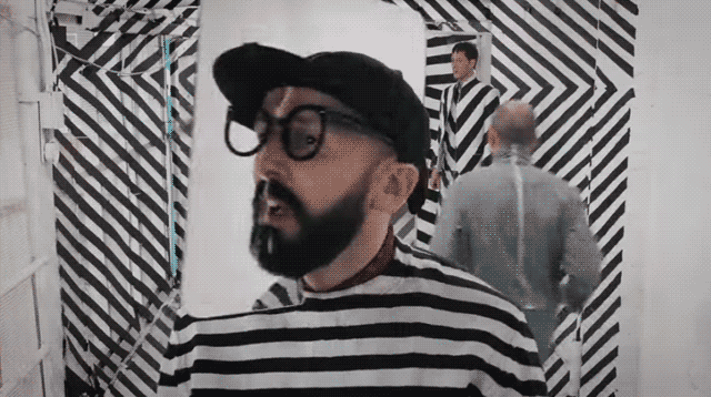OK GO's new music video for "The Writing's On the Wall' is chocked full of more optical illusions than you can imagine. (OK GO's YouTube channel)