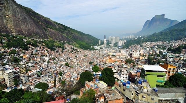 Rocinha, Rio's largest favela (image via Wikimedia Commons) 