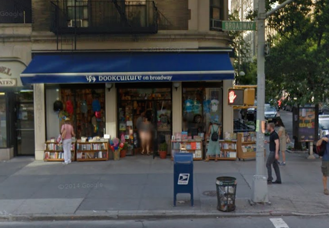 Book Culture's Broadway store (image via Google Street View)