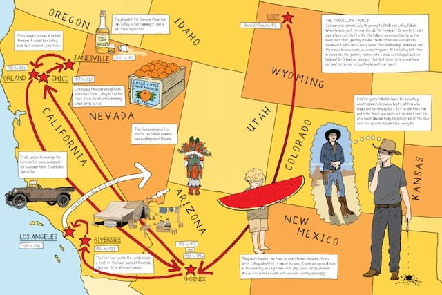 Illustration by Peter Arkle from "This is Pollock"