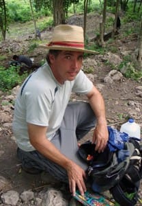 Timothy Pugh, one of the archeologists working at the site (Courtesy of Queens College) 