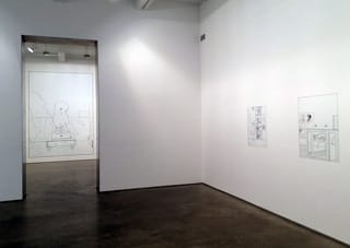 A view of the Lawler "No Drones" exhibition at Metro Pictures